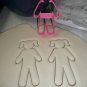 Girl with Pigtails Full Body Outline Special Occasion Cookie Cutter USA PR2283