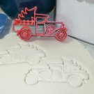 VINTAGE CLASSIC ANTIQUE PICKUP TRUCK WITH TREE COOKIE CUTTER MADE IN USA PR2237