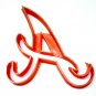 ATLANTA BRAVES A LOGO MLB MAJOR LEAGUE BASEBALL TEAM COOKIE CUTTER USA PR2220