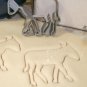 DONKEY BURRO DOMESTIC WORKING ANIMAL CHRISTMAS NATIVITY COOKIE CUTTER USA PR2213