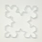 Snowflake Outline Koch Shape Winter Season Cookie Cutter USA PR2202