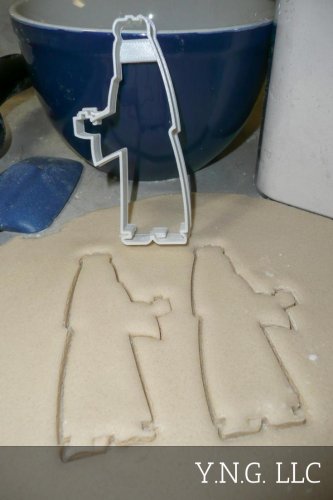 WISE MEN THREE KINGS MAGI KING #1 GOLD FRANKINCENSE COOKIE CUTTER USA PR2210