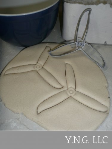 Propeller Three 3 Tri Blade Plane Boat Cookie Cutter USA PR2200