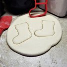 HANGING CHRISTMAS STOCKING SOCK CHIMNEY HUNG SMALL GIFT COOKIE CUTTER USA PR2194