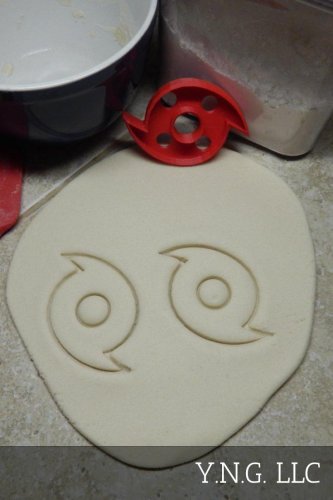 HURRICANE SYMBOL SHAPE MASSIVE TROPICAL STORM CYCLONE COOKIE CUTTER USA PR2190