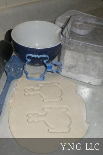 HELICOPTER CHOPPER OUTLINE FLYING EQUIPMENT AIRCRAFT COOKIE CUTTER USA PR2189