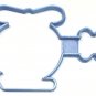 HELICOPTER CHOPPER OUTLINE FLYING EQUIPMENT AIRCRAFT COOKIE CUTTER USA PR2189