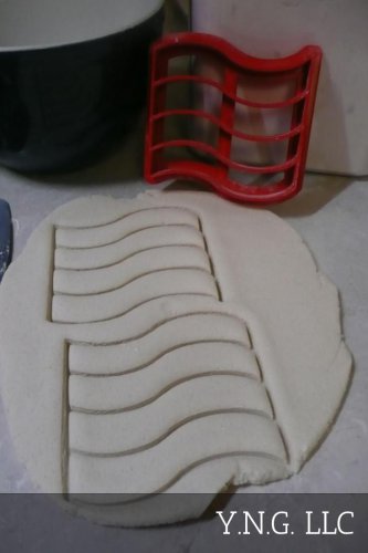Bacon Strips Fried Pork Breakfast Sandwich Food Cookie Cutter USA PR2175