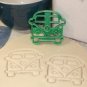 VW VAN BUS MICROBUS FRONT VIEW 1950S VINTAGE VEHICLE COOKIE CUTTER USA PR2161