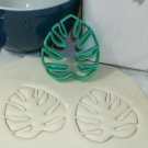 MONSTERA LEAF TROPICAL FLOWERING PLANT TRENDY SWISS COOKIE CUTTER USA PR2158