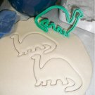 BRONTOSAURUS DINOSAUR OUTLINE DINO THUNDER LIZARD COOKIE CUTTER USA PR2129