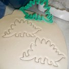 STEGOSAURUS DINOSAUR OUTLINE DINO SPIKED PLATED LIZARD COOKIE CUTTER USA PR2131