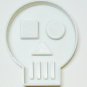 Skull With Detail Square And Round Eyes Triangle Nose Cookie Cutter USA PR2140