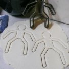 Tiptoe Tip Toe Tiptoeing Gingerbread Man Christmas Cookie Cutter USA PR2152