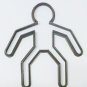 Tiptoe Tip Toe Tiptoeing Gingerbread Man Christmas Cookie Cutter USA PR2152
