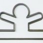 Split Jump Jumping Gingerbread Man Outline Christmas Cookie Cutter USA PR2150