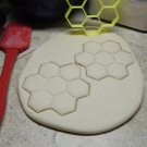 HONEYCOMB SHAPE HONEY COMB BEE HIVE HARVEST HEXAGON COOKIE CUTTER USA PR2144
