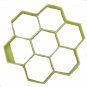 HONEYCOMB SHAPE HONEY COMB BEE HIVE HARVEST HEXAGON COOKIE CUTTER USA PR2144
