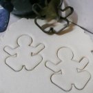 Meditating Yoga Gingerbread Man Outline Christmas Cookie Cutter USA PR2149