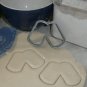 DOUBLE 2 TWO DOG TAGS DUAL TAG MILITARY SOLDIER COOKIE CUTTER USA PR2109