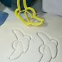 HALF PEELED BANANA FRUIT HEALTHY FOOD PLANTAIN MONKEY COOKIE CUTTER USA PR2106