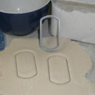 SINGLE 1 ONE DOG TAG MILITARY SOLDIER PET CUSTOM ID COOKIE CUTTER USA PR2108