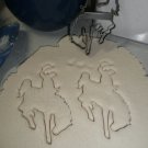 Bucking Horse Bronco and Rider Cowboy Rodeo Cookie Cutter USA PR2097