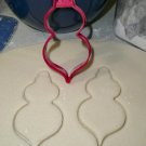 FANCY HANGING CHRISTMAS HOLIDAY ORNAMENT BAKING TOOL COOKIE CUTTER USA PR2087