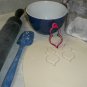 FANCY HANGING CHRISTMAS HOLIDAY ORNAMENT BAKING TOOL COOKIE CUTTER USA PR2087