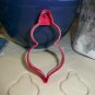 FANCY HANGING CHRISTMAS HOLIDAY ORNAMENT BAKING TOOL COOKIE CUTTER USA PR2087