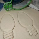 CHRISTMAS BULB STRING LIGHTS TREE HOLIDAY DECOR BAKING COOKIE CUTTER USA PR2085