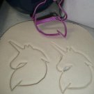 Unicorn Face Head Outline Magical Animal Cookie Cutter USA PR2043