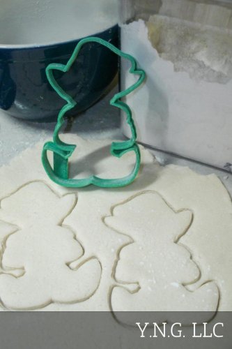 ELF OUTLINE SANTA'S HELPER NORTH POLE CHRISTMAS HOLIDAY COOKIE CUTTER USA PR2042