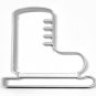ICE SKATE WINTER WONDERLAND SNOW FAMILY FUN SPORT COOKIE CUTTER USA PR2040