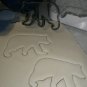 BEAR WALKING OUTLINE BLACK BROWN POLAR BEARS ZOO ANIMAL COOKIE CUTTER USA PR2102