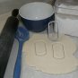 SINGLE 1 ONE DOG TAG MILITARY SOLDIER PET CUSTOM ID COOKIE CUTTER USA PR2108