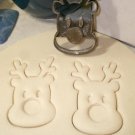 RUDOLPH RED NOSED REINDEER SANTA'S SLEIGH CHRISTMAS COOKIE CUTTER USA PR2032