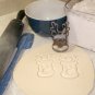 RUDOLPH RED NOSED REINDEER SANTA'S SLEIGH CHRISTMAS COOKIE CUTTER USA PR2032