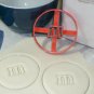 M&M MILK CHOCOLATE FILLED CANDY COATED ROUND CANDY COOKIE CUTTER USA PR2029