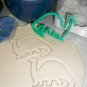 BRONTOSAURUS DINOSAUR OUTLINE DINO THUNDER LIZARD COOKIE CUTTER USA PR2129