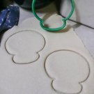 Alien Head Outline Little Green Men Space Creature Cookie Cutter USA PR2018
