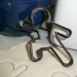 Running Moving Action Gingerbread Man Outline Christmas Cookie Cutter USA PR2153