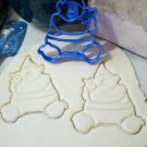 BIGGIE AND PET WORM MR DINKLES TROLLS KIDS MOVIE COOKIE CUTTER TOOL USA PR2002