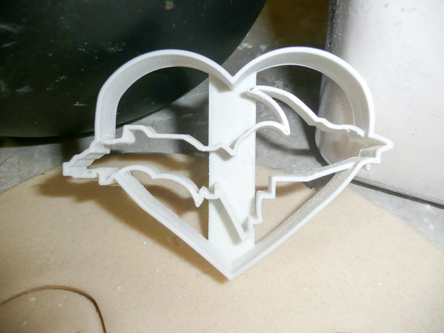 MICHIGAN UP UPPER PENINSULA OUTLINE WITH HEART SPECIAL COOKIE CUTTER