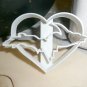 MICHIGAN UP UPPER PENINSULA OUTLINE WITH HEART SPECIAL COOKIE CUTTER USA PR999