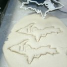 PURE MICHIGAN UPPER PENINSULA UP INITIALS IN OUTLINE COOKIE CUTTER USA PR998