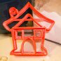 SCHOOLHOUSE SCHOOL HOUSE WHIMSICAL KIDS CARTOON STYLE COOKIE CUTTER USA PR997