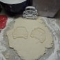 VW BEETLE BUG CAR FRONT VIEW HIPPIES LOVEBUG VEHICLE COOKIE CUTTER USA PR2160