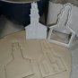 Church Outline and Stamp Embosser 2 Piece Cookie Cutter USA PR2170