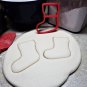 HANGING CHRISTMAS STOCKING SOCK CHIMNEY HUNG SMALL GIFT COOKIE CUTTER USA PR2194